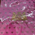 Juicy Couture  Pam Gela Pink Hearts Button Closure Plastic Bag Valentine's Day Photo 2
