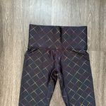 Terez Rainbow Seeing Sound Super High Waist Athletic Leggings XS Colorful Unique Photo 3