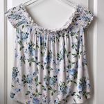American Eagle  Outfitters Floral Off Shoulder Soft Smocked Top Small Photo 26