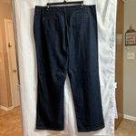 Women's Khakis 16w Dark Wash Denim Flare Leg Jeans Casual Blue Photo 6