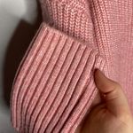 Cupcakes and Cashmere quarter zip ribbed knit sweater in salmon pink size S Photo 6