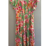 easel  Los Angeles Ruffled Sleeves Floral Midi Dress Photo 1