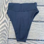 Aerie NWT  XXS high cut cheeky ribbed black bikini bottom swim high waisted Photo 3