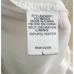 Entro Anthropologie White Flowy Dress With Tie Up Front And Ruffles Photo 4