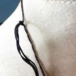 Bone beaded chinese coin pendant vintage estate necklace Photo 4