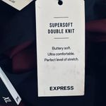 EXPRESS Women burgundy Super Soft Double Knit Dress Pants Sz XL New Photo 7