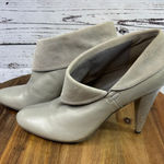 Coach Women's Annika Gray Leather Suede Ankle Boots & Booties Size 10 Photo 0