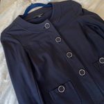 Banana Republic  | Navy Blue Blazer Sweater Jacket Size 4 Photo 3