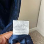 Alamour The Label Claudia Navy Ruched Draped Neck Sleeveless Strappy Back Gown M Blue Size M Photo 9