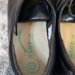 🚫SOLD🚫 Black Leather Tie Up Shoes Size 39 Photo 4