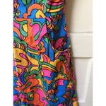 Nooworks Psychedelic Groovy Dress XS Big Pocket 70s Artsy Maxima auderpopz print Photo 4