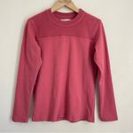 Imogene and Willie Varsity Pullover Sweatshirt Pink Dusty Rose Cotton Crewneck S Photo 1