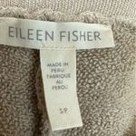 Eileen Fisher Tan Track Pants High-Waisted Straight Leg 100% Organic Cotton Photo 5