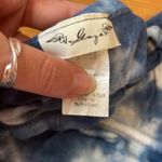 Gaze USA Blue And White Tye Dye Crop Top Photo 3