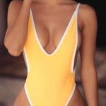 NEW Yellow Swimsuit Size M Photo 0