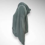 Aerie Women's Green Cropped Hooded Sweatshirt Medium | GUC Photo 3
