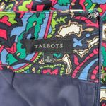 Talbots Womens Skirts 12 Green Blue Paisley Pencil Straight Stretch Lot of 2 Photo 2