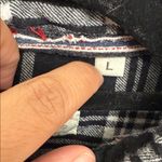 Weatherproof  Black and White Checkered Shirt size large women’s Photo 4