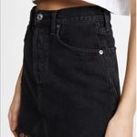 AGOLDE  Black Denim Skirt Photo 5