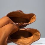 Free People  Suede Ankle Boots - Brown Photo 3