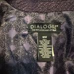 Dialogue Womens  Jacket Blazer Purple/Plum Three Pockets Wool/Acrylic Blend 90s Photo 2