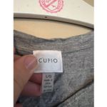 cupio  Grey T-Shirt Woman’s Size Large Photo 3