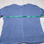 CeCe  V-Neck Sweater in Sky Blue Photo 4