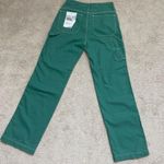 NWT Star Of New Generation high rise carpenter 90s boyfriend style Junior Cargo Green Size 28 Photo 2