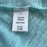 P.J. Salvage PJ SalvageTequila Sunrise racerback tank top teal lounge wear  size Large NWOT Photo 2