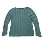 Ralph Lauren LAUREN  Rollneck Cable Knit Sweater Green Size Medium Fisherman Photo 1