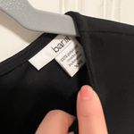 Bar III Black Gold Studded Crewneck Short Sleeve Slip Career Work Shift Dress Photo 2