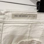 Pilcro and the Letterpress Anthropologie  White High-Rise Bootcut Jeans Size 30 Photo 7