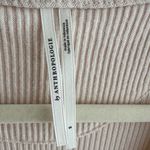 Anthropologie  Twofer Faux-Wrap Sweater Blouse with Lace Puffed Sleeves, Size S Photo 12