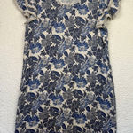 Luisa Perla Made In Italy‎ Crochet Trim Ruffle Sleeve Linen Lace Dress Large Photo 0