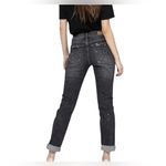 Judy Blue Distressed Boyfriend Fit Jeans Size 31 Black Bleach Splatter Photo 1