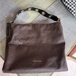 Michael Kors  Black and Brown Shoulder Bag Photo 0