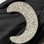 Vintage 80s Climax for David Howard Karen Okada Black Halter Fringe Gown 16 EUC Size undefined Photo 4