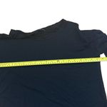 Eileen Fisher  Black Viscose Spandex Long Sleeve Shirt Small Petite Photo 4