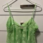 Victoria's Secret Victoria’s Secret Y2K Green Heart Slip Dress Photo 4