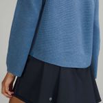 Lululemon Boxy Cotton-Blend Sweater in Heathered Soft Denim Photo 2