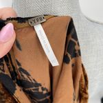 Young Fabulous and Broke YFB Kellyn Golden Tiger Eye Velvet Dress Size XS Silk Blend Photo 8