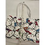 2018 Hello Kitty White Tote‎ Purse Bag Fab NY Sanrio 13 x 10" + 10" Handles Photo 3