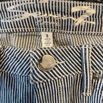 Seven7  SUNSET BERMUDA SHORT 9" Frayed Hem Faded Wash Revitalist Striped 8 Photo 3