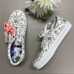 Vans NEW  Shoe Create UR Color Marker Floral Canvas Black White Sneaker Size 8.5 Photo 0