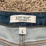 Judy Blue Women’s  Two Toned Bessie Color Block Frayed Shorts Size L Photo 5