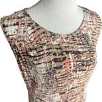 Harvé Benard Womens Harve Bernard Abstract Criss-Cross Jersey Knit Sleeveless Dress - Sz L Photo 1