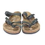 Birkenstock ‎ Mayari Black Leather Sandals Women's Size 39 US 8 Photo 3