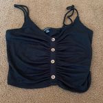 Ambiance Apparel Ambiance black spaghetti strap cropped tank top S Photo 0