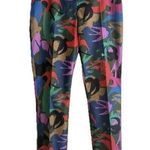Sonia Rykiel Paris Womens Birds All Over Print Pants Size 36 French, 100% Cotton Blue Photo 0