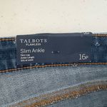 Talbots NEW Slim Ankle Jeans Tulip Print Size 16 Petite NWT 457 Photo 13